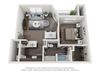 1 Bedroom 1 Bath 643